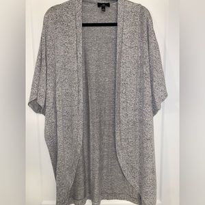 I.N. San Francisco Short Sleeve Gray Cardigan